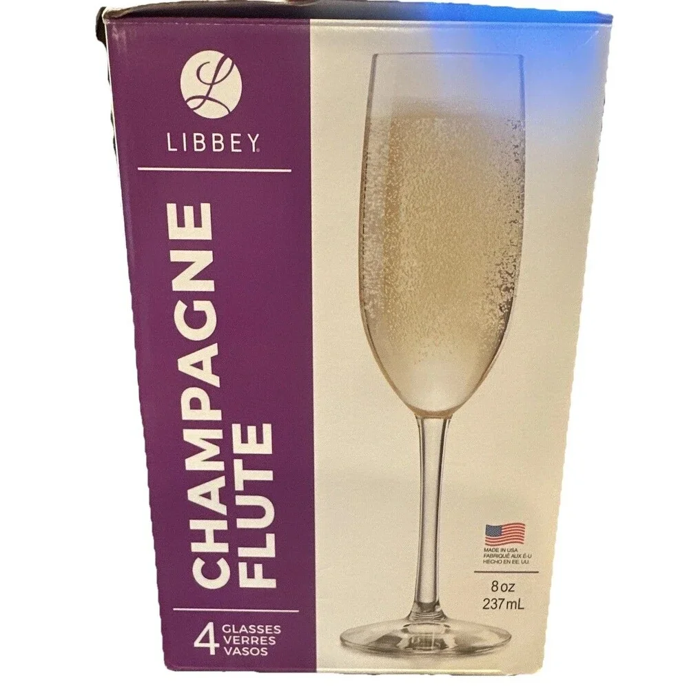 Libbey champagne flutes